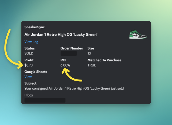 Example Sale